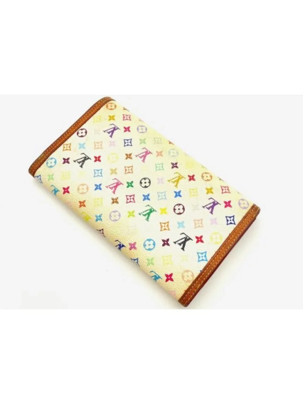 Louis Vuitton X Takashi Murakami White and Multi Color Monogram
